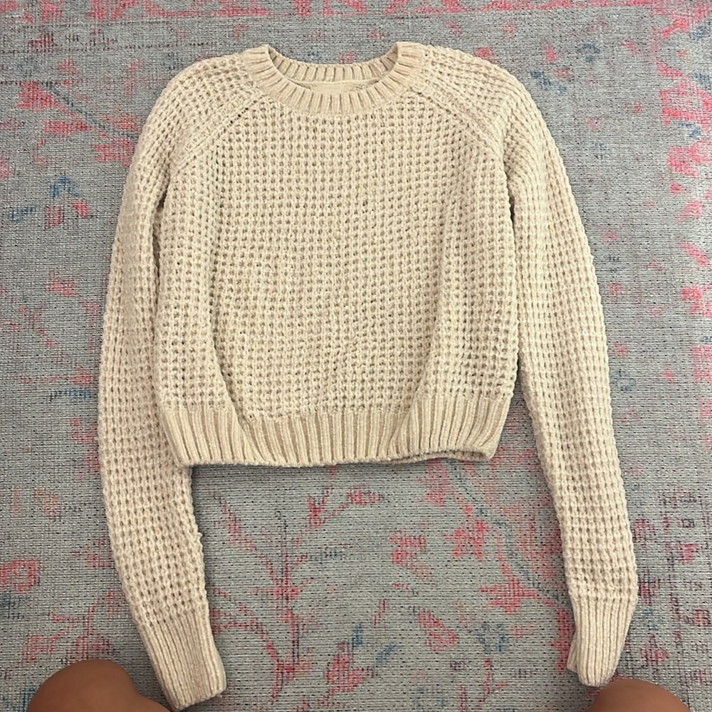 altar’d state cream sweater size s